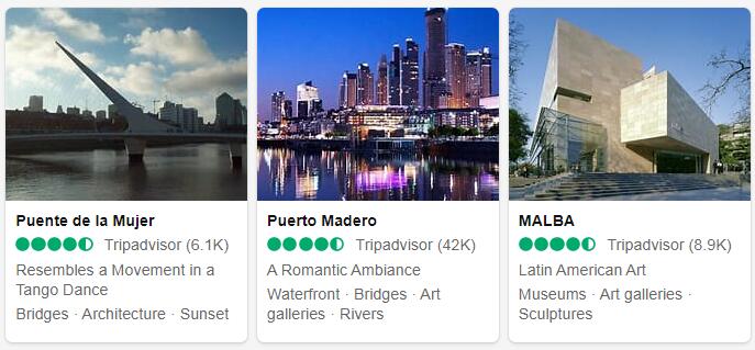 Argentina Buenos Aires Tourist Attractions 2