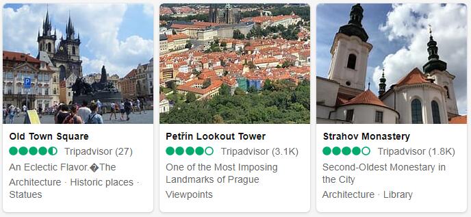 Czech Republic Prague Tourist Attractions 2